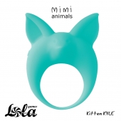 Зеленое эрекционное кольцо Kitten Kyle - Lola Games - в Хабаровске купить с доставкой