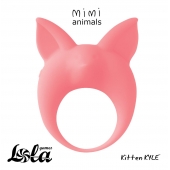 Оранжевое эрекционное кольцо Kitten Kyle - Lola Games - в Хабаровске купить с доставкой