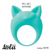 Зеленое эрекционное кольцо Lemur Remi - Lola Games - в Хабаровске купить с доставкой