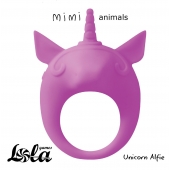 Фиолетовое эрекционное кольцо Unicorn Alfie - Lola Games - в Хабаровске купить с доставкой