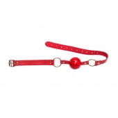 Красный кляп-шарик Firecracker - Lola Games - купить с доставкой в Хабаровске