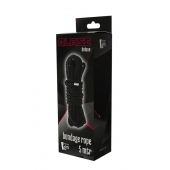 Черная веревка для шибари DELUXE BONDAGE ROPE - 5 м. - Dream Toys - купить с доставкой в Хабаровске