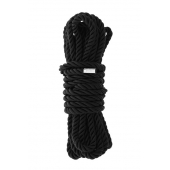 Черная веревка для шибари DELUXE BONDAGE ROPE - 5 м. - Dream Toys - купить с доставкой в Хабаровске