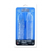 Комплект из 2 прозрачных насадок на пенис PENIS EXTENDER PACK - Dream Toys - в Хабаровске купить с доставкой