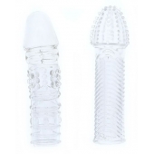 Комплект из 2 прозрачных насадок на пенис PENIS EXTENDER PACK - Dream Toys - в Хабаровске купить с доставкой
