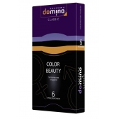 Разноцветные презервативы DOMINO Colour Beauty - 6 шт. - Domino - купить с доставкой в Хабаровске