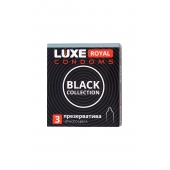 Черные презервативы LUXE Royal Black Collection - 3 шт. - Luxe - купить с доставкой в Хабаровске