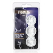Прозрачный фигурный мастурбатор Master Stroker - Blush Novelties - в Хабаровске купить с доставкой