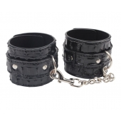 Черные наручники Surrender Wrist Restraints - Chisa - купить с доставкой в Хабаровске