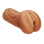 Кофейный мастурбатор-вагина Dumpling - Lola Games - в Хабаровске купить с доставкой