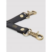 Черный фиксатор для манжет Bound to You Faux Leather Hogtie - Fifty Shades of Grey - купить с доставкой в Хабаровске