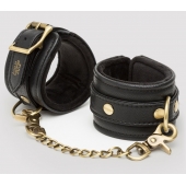 Черные наручники Bound to You Faux Leather Wrist Cuffs - Fifty Shades of Grey - купить с доставкой в Хабаровске