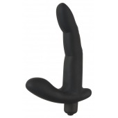 Черный вибромассажер простаты Naughty Finger Prostate Vibe - 13,8 см. - Orion - в Хабаровске купить с доставкой