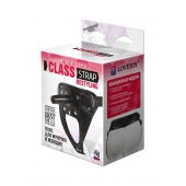 Черный пояс для насадок CLASS STRAP Restyling - LOVETOY (А-Полимер) - купить с доставкой в Хабаровске