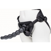 Пояс харнесс BEST UNI strap с 2 насадками - 18 и 22 см. - LOVETOY (А-Полимер) - купить с доставкой в Хабаровске
