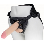 Пояс харнесс BEST UNI strap с 2 насадками - 18 и 22 см. - LOVETOY (А-Полимер) - купить с доставкой в Хабаровске