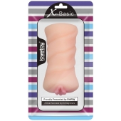 Телесный мастурбатор-вагина X-Basic Pocket Pussy без вибрации - Lovetoy - в Хабаровске купить с доставкой