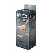 Телесный мужской парапротез MEN STYLE - 15 см. - LOVETOY (А-Полимер) - купить с доставкой в Хабаровске