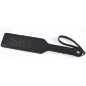 Черная гладкая шлепалка SEX - 35 см. - Sitabella - купить с доставкой в Хабаровске