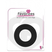 Набор из 3 эрекционных колец SILICONE COCKRINGS - Dream Toys - в Хабаровске купить с доставкой
