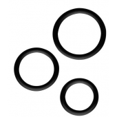 Набор из 3 эрекционных колец SILICONE COCKRINGS - Dream Toys - в Хабаровске купить с доставкой