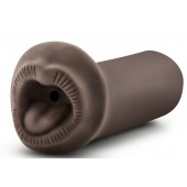 Коричневый мастурбатор-ротик Naughty Nicole - Blush Novelties - в Хабаровске купить с доставкой