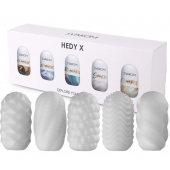 Набор из 5 мастурбаторов Hedy X5 Mixed - Svakom - в Хабаровске купить с доставкой