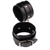 Черные оковы Classic Ankle Cuffs - Chisa - купить с доставкой в Хабаровске