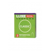 Гладкие презервативы LUXE Royal Classic - 3 шт. - Luxe - купить с доставкой в Хабаровске