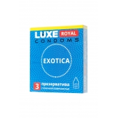 Текстурированные презервативы LUXE Royal Exotica - 3 шт. - Luxe - купить с доставкой в Хабаровске