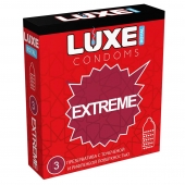 Текстурированные презервативы LUXE Royal Extreme - 3 шт. - Luxe - купить с доставкой в Хабаровске