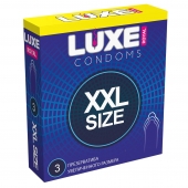 Презервативы увеличенного размера LUXE Royal XXL Size - 3 шт. - Luxe - купить с доставкой в Хабаровске