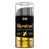 Жидкий интимный гель с эффектом вибрации Vibration! Vodka Energy - 15 мл. - INTT - купить с доставкой в Хабаровске