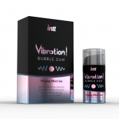 Жидкий интимный гель с эффектом вибрации Vibration! Bubble Gum - 15 мл. - INTT - купить с доставкой в Хабаровске