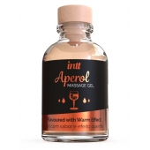 Массажный гель с согревающим эффектом Aperol - 30 мл. - INTT - купить с доставкой в Хабаровске