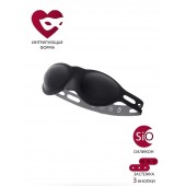 Черная плотная силиконовая маска - ToyFa - купить с доставкой в Хабаровске