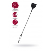 Черный гладкий стек с тонкой ручкой - 48 см. - ToyFa - купить с доставкой в Хабаровске