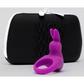 Фиолетовое эрекционное виброкольцо Happy Rabbit Cock Ring Kit - Happy Rabbit - в Хабаровске купить с доставкой