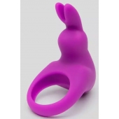 Фиолетовое эрекционное виброкольцо Happy Rabbit Cock Ring Kit - Happy Rabbit - в Хабаровске купить с доставкой