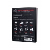 Фиолетовый набор БДСМ «Накажи меня нежно» с карточками - Штучки-дрючки - купить с доставкой в Хабаровске