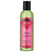 Массажное масло Naturals Strawberry Dreams с ароматом клубники - 59 мл. - Kama Sutra - купить с доставкой в Хабаровске