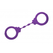 Фиолетовые силиконовые поножи Limitation - Lola Games - купить с доставкой в Хабаровске