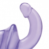 Фиолетовый безремневой страпон Strapless Strap-On - Lux Fetish - купить с доставкой в Хабаровске