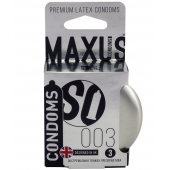 Экстремально тонкие презервативы в железном кейсе MAXUS Extreme Thin - 3 шт. - Maxus - купить с доставкой в Хабаровске