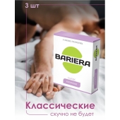 Классические презервативы Bariera Classic - 3 шт. - Bariera - купить с доставкой в Хабаровске