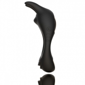 Черное эрекционное кольцо с двумя моторами Zeus Dual Vibe Cock Ring - FeelzToys - в Хабаровске купить с доставкой