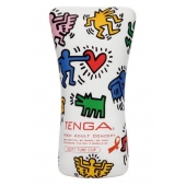 Мастурбатор-туба Keith Haring Soft Tube CUP - Tenga - в Хабаровске купить с доставкой