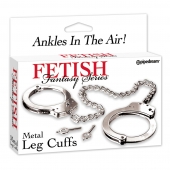 Металлические наручники Metal Leg Cuffs - Pipedream - купить с доставкой в Хабаровске