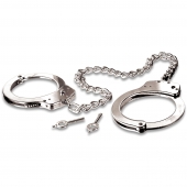 Металлические наручники Metal Leg Cuffs - Pipedream - купить с доставкой в Хабаровске