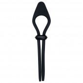 Черное эрекционное лассо с вибропулей Black Tie Affair - Zero Tolerance - в Хабаровске купить с доставкой